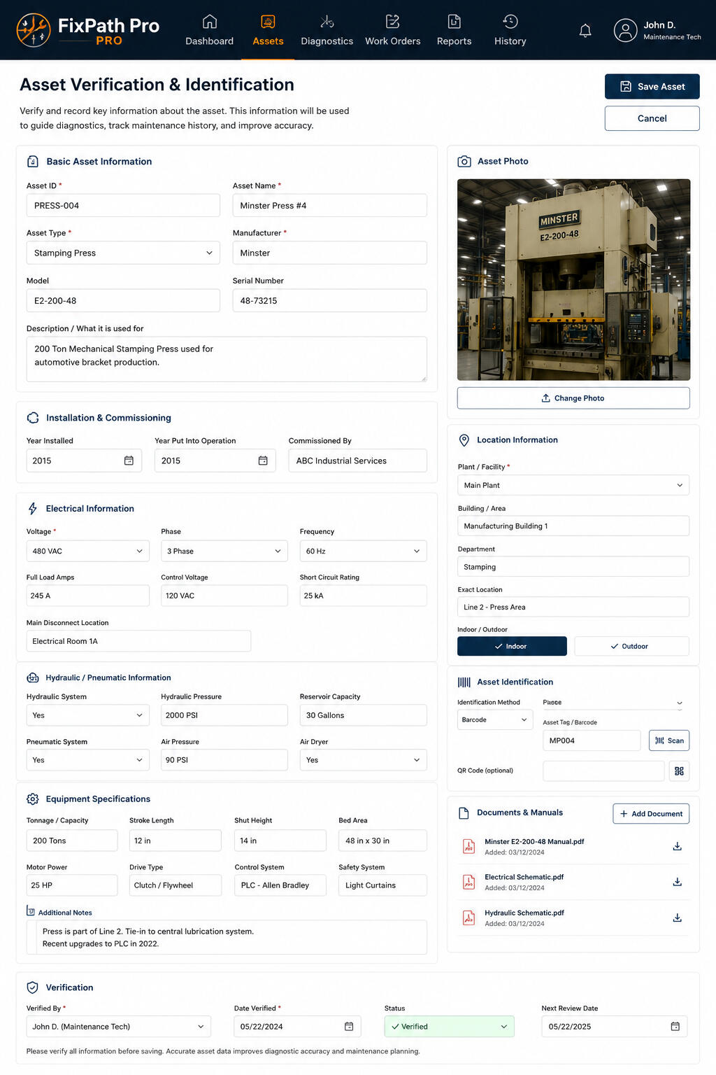 Asset Verification & ID